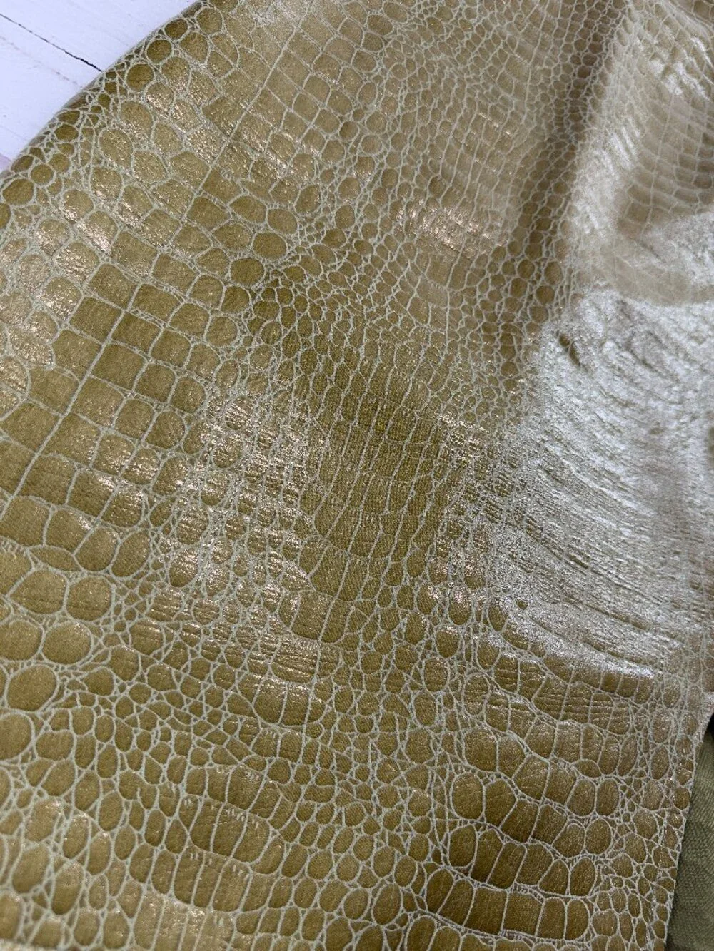 Motel Beige Croc Faux Leather Mini Dress‎ S Bodycon Slip Y2K